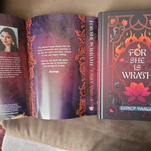 **NEW & SIGNED** For She Is Wrath by Emily Varga, Fairyloot Exclusive Edition - Picture 8 of 10